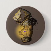 gloed ronde button 7,6 cm (Voorkant)