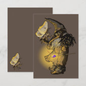 gloed RSVP kaartje (Voorkant / Achterkant)