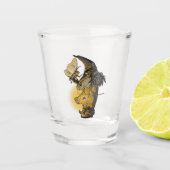 gloed shot glas (Voorkant)