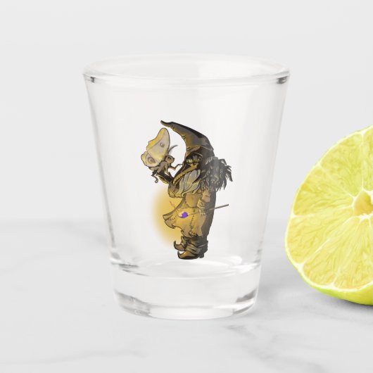 gloed shot glas (Voorkant)