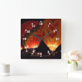 Gloed Show klok (Huis)