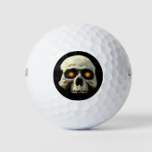 Gloed Skull Golfballen (Voorkant)