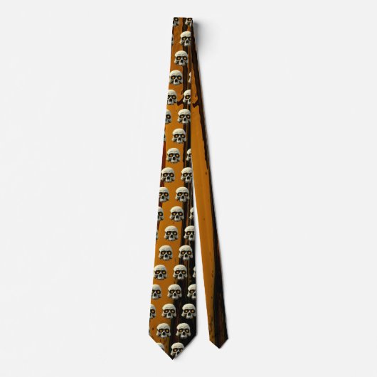 Gloed Skulls Stropdas (Voorkant)