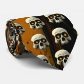 Gloed Skulls Stropdas (Opgerold)