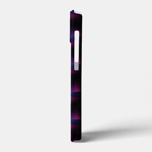 Gloed stalen patroon Case-Mate iPhone case (Achterkant / Links)