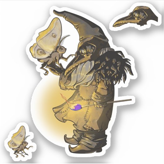 gloed sticker (Voorkant)