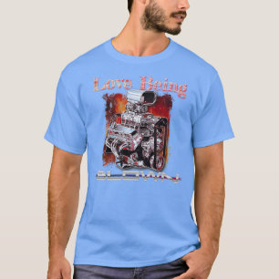 Gloed Supercharge Racing Engine T-shirt