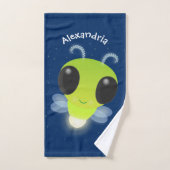 Gloed van de klap de firefly illustratie van de ca bad handdoek (Handdoek)