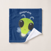 Gloed van de klap de firefly illustratie van de ca bad handdoek (Wasdoekje)
