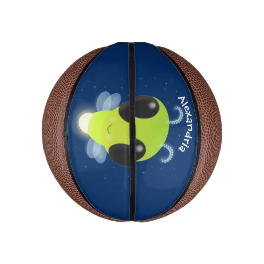 Gloed van de klap de firefly illustratie van de ca basketbal (Verticaal)