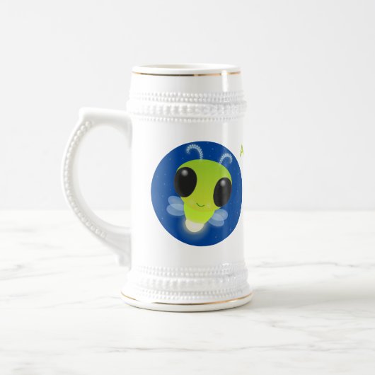 Gloed van de klap de firefly illustratie van de ca bierpul (Links)