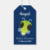 Gloed van de klap de firefly illustratie van de ca cadeaulabel (Achterkant)