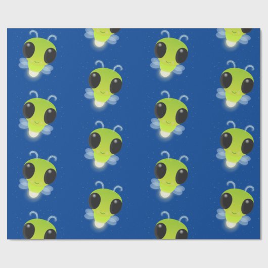 Gloed van de klap de firefly illustratie van de ca cadeaupapier (Vlak)