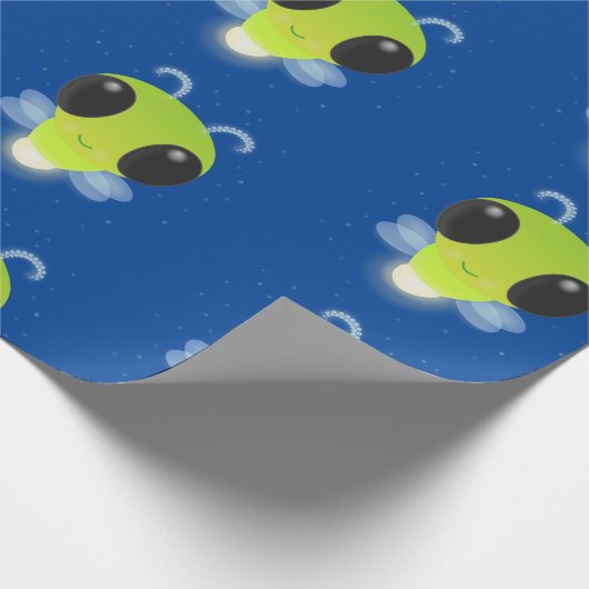 Gloed van de klap de firefly illustratie van de ca cadeaupapier (Hoek)