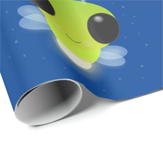 Gloed van de klap de firefly illustratie van de ca cadeaupapier (Rol Hoek)