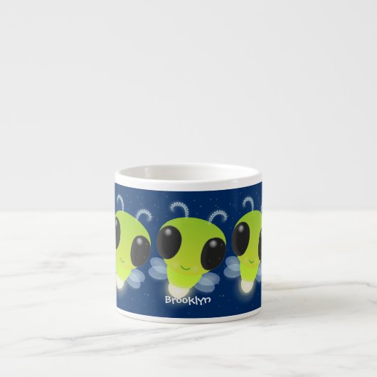 Gloed van de klap de firefly illustratie van de ca espresso kop (Voorkant)