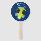 Gloed van de klap de firefly illustratie van de ca handwaaier (Achterkant)