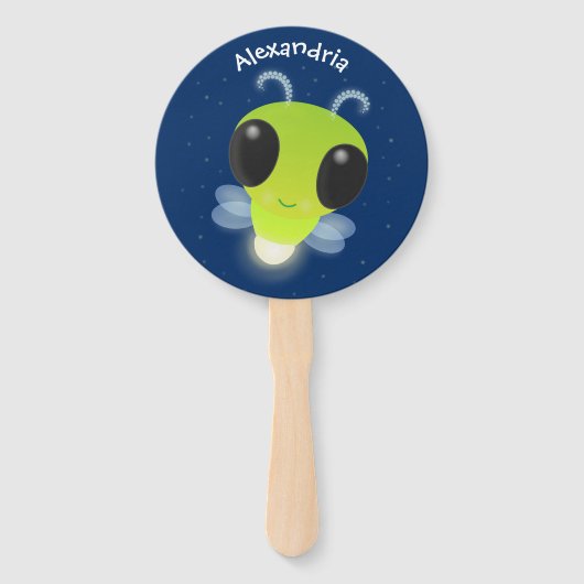 Gloed van de klap de firefly illustratie van de ca handwaaier (Voorkant)