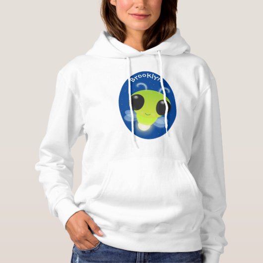 Gloed van de klap de firefly illustratie van de ca hoodie (Voorkant)