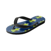 Gloed van de klap de firefly illustratie van de ca kinder teenslippers (Schuin)