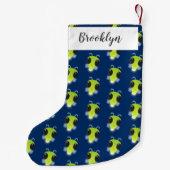 Gloed van de klap de firefly illustratie van de ca kleine kerstsok (Achterkant)