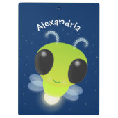 Gloed van de klap de firefly illustratie van de ca klembord (Achterkant)