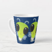 Gloed van de klap de firefly illustratie van de ca latte mok (Linkerhoek)