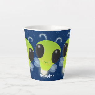 Gloed van de klap de firefly illustratie van de ca latte mok
