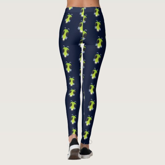 Gloed van de klap de firefly illustratie van de ca leggings (Achterkant)