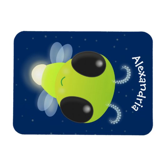 Gloed van de klap de firefly illustratie van de ca magneet (Horizontaal)