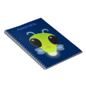 Gloed van de klap de firefly illustratie van de ca notitieboek (Rechterzijde)