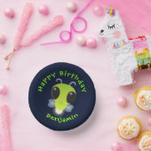 Gloed van de klap de firefly illustratie van de ca papieren kommen (Feest)