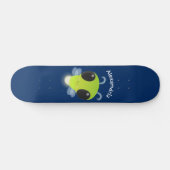 Gloed van de klap de firefly illustratie van de ca persoonlijk skateboard (Horizontaal)