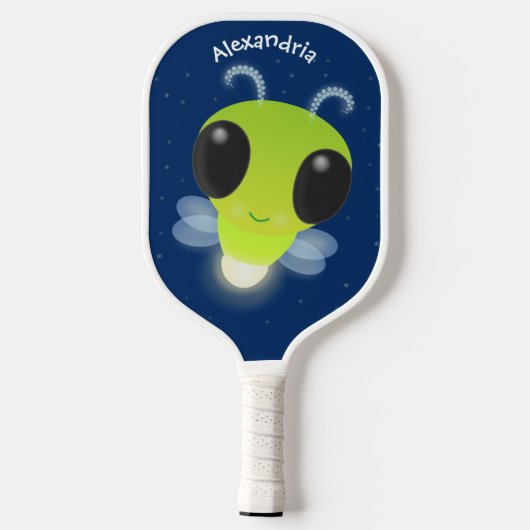 Gloed van de klap de firefly illustratie van de ca pickleball paddle (Achterkant)