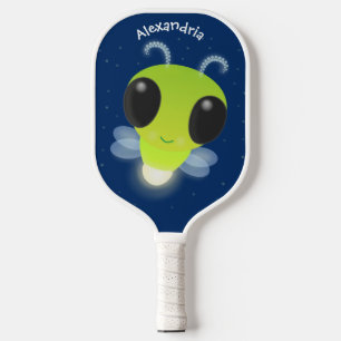 Gloed van de klap de firefly illustratie van de ca pickleball paddle