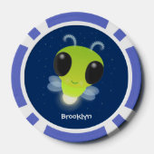 Gloed van de klap de firefly illustratie van de ca poker chips (Achterkant)