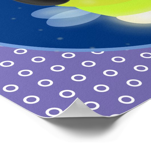 Gloed van de klap de firefly illustratie van de ca poster (Hoek)