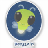 Gloed van de klap de firefly illustratie van de ca sticker (Voorkant)