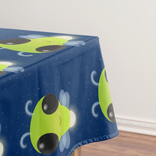Gloed van de klap de firefly illustratie van de ca tafelkleed (Voorbeeld)