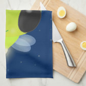 Gloed van de klap de firefly illustratie van de ca theedoek (Quarter Fold)