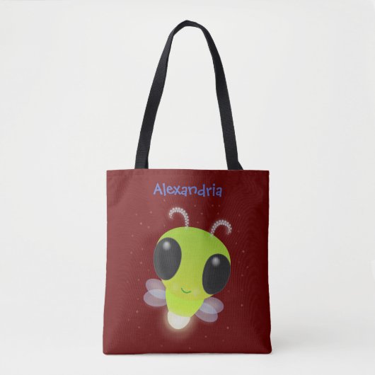 Gloed van de klap de firefly illustratie van de ca tote bag (Voorkant)