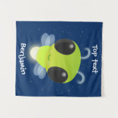 Gloed van de klap de firefly illustratie van de ca wandkleed (Voorkant (horizontaal))