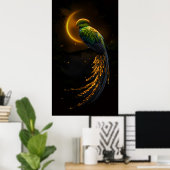 Gloed van de Nachtveer Poster (Thuiskantoor)