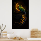 Gloed van de Nachtveer Poster (Keuken)