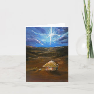 Gloed van het Seizoen Feestdagen Kaart