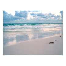 Gloed van Roze op een Sunset Beach