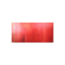 Gloed van sintels waas rode acrylverf canvasprint