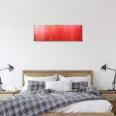 Gloed van sintels waas rode acrylverf canvasprint canvas afdruk (Insitu (Slaapkamer))