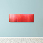Gloed van sintels waas rode acrylverf canvasprint canvas afdruk (Insitu (Houten vloer))