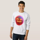 Gloed van Vreugde: Digitale Emoticon Trui (Voorkant volledig)